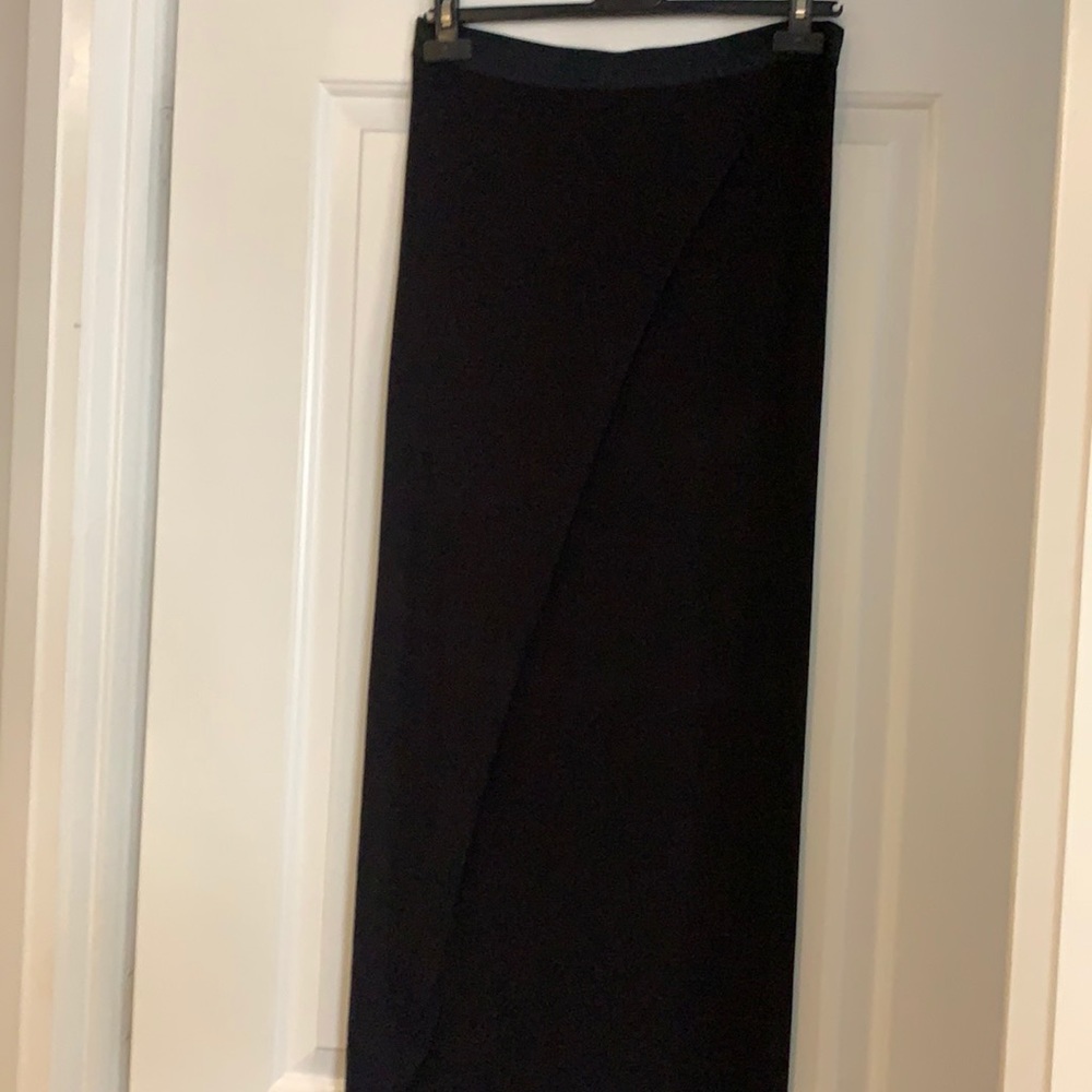 Michelle mason black maxi skirt